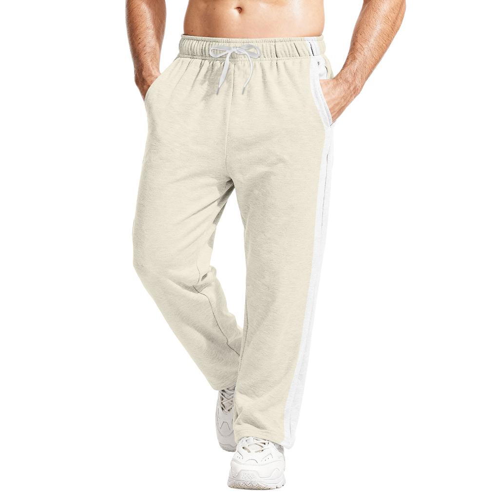 Men's Relaxed-Fit Casual Sweatpants With Stretch Waistband And Drawstring Yoga Pants