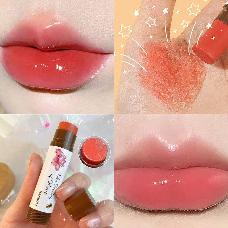 1pcs Natural Temperature Change Color Lipstick Fruity Lip Balm Moisturizing Nourishing Lip Gloss Make Up Cosmetics
