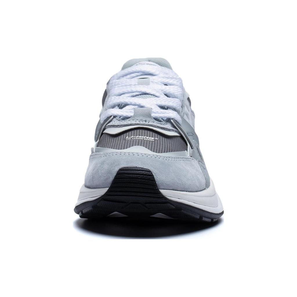 Li Ning 001 Chuxin V2 износостойкие дышащие низкие спортивные повседневные туфли мужские кроссовки серые белые AGCT017-3