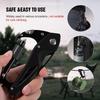 Multitool Carabiner with Pocket Knife Keychain Bottle Opener Window Breaker Folding Knives Tool