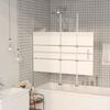 VidaXL Foldable Shower Cabin Bathtub Wall Shower Wall Shower Cabin Bathtub Cabin Bathroom Home Interior ESG 150739