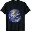 Earth Planet, Flat, Earth North America Globe Space Clouds T-Shirt