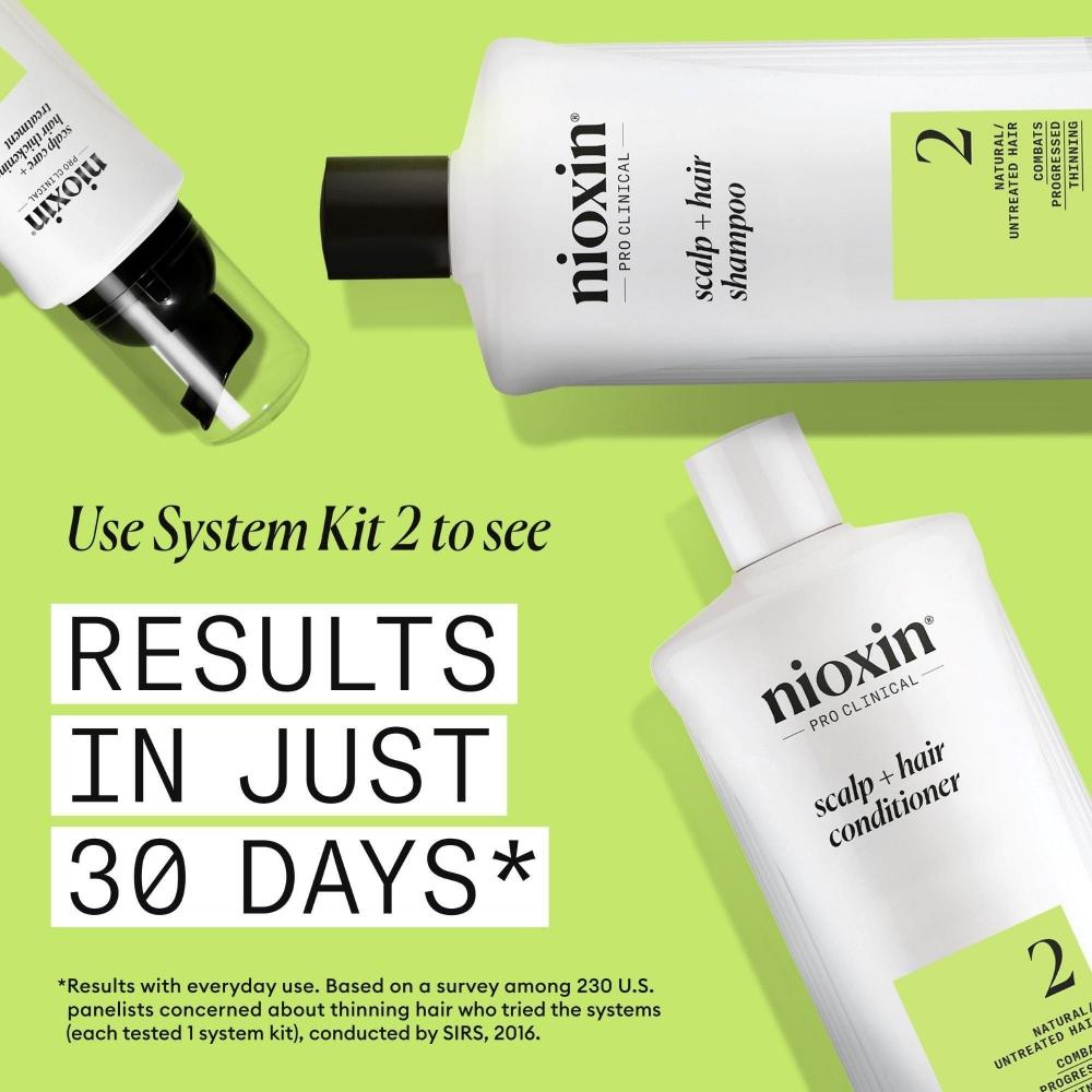 Nioxin Scalp + Hair Thickening System 2 Шампунь 16,9 унций