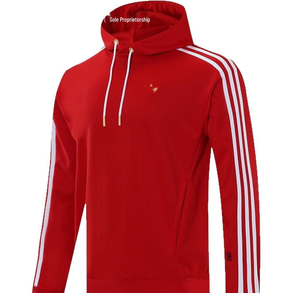 Real Madrid & Arsenal Autumn/Winter Football Hoodie & T-Shirt Training Set for Adults