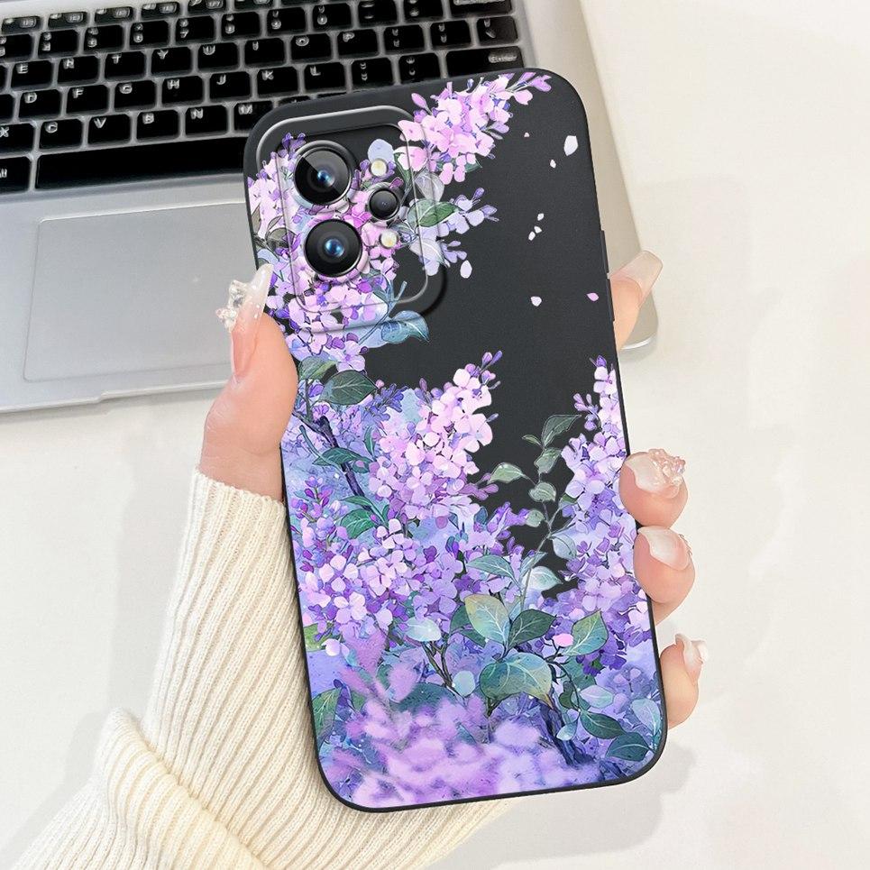 Девочковый чехол-сердечко для Realme GT2 Pro Чехол Realme GT Neo2 GT2 GT Neo 3T Funda Мягкий матовый силикон Защитная крышка для объектива Capa