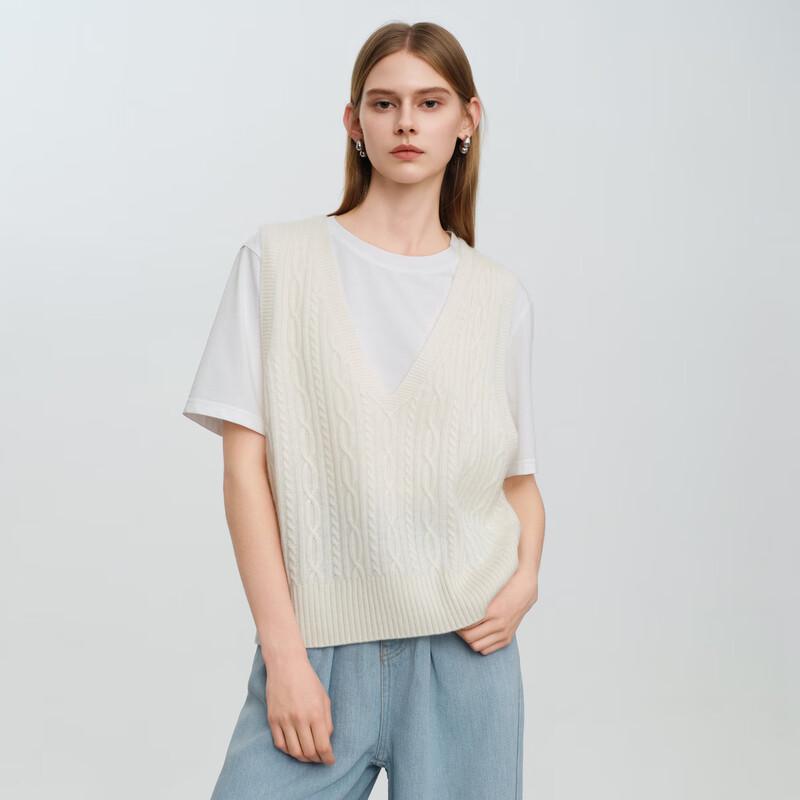 Elva' Island Women's V-Neck Knit Vest