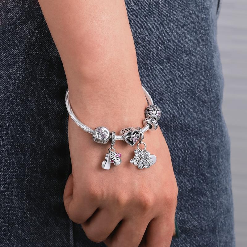 Медные Радужные Цветочные Стрекозы Подвески Подвеска Животное Бусина Подходит для Оригинального Браслета Ювелирные Изделия Сделай Сам