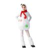 Girls Christmas Children's Costume Snowball Baby Christmas Snowman Costume Snow Doll Performance Costume