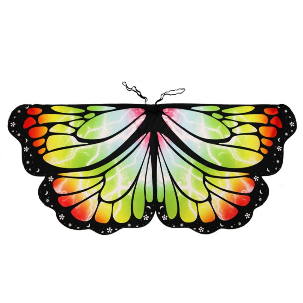 Costume Butterfly Cape Dressing Up Wing Cloak Cute Scarves & Wraps Kids