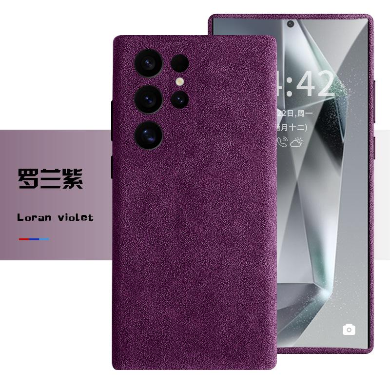 Оригинальный магнитный чехол из кожи Alcantara Италия для Samsung S24 S25 Ultra S24+ Plus с Magsafe Супер Автомобиль Роскошная задняя крышка телефона