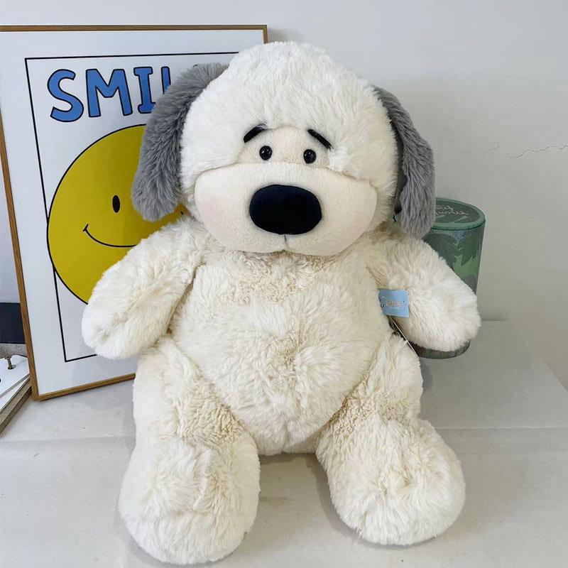 Плюшевая игрушка собака Бин, милая кукла собака, большая длинношерстная собачка, подушка для сна, подарок на день рождения