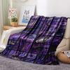 1Pc Space Print Flannel Blanket, High quality Comfortable for All Seasons, Home Decor, Warmth and Comfort, Perfect for Christmas Gifts W159