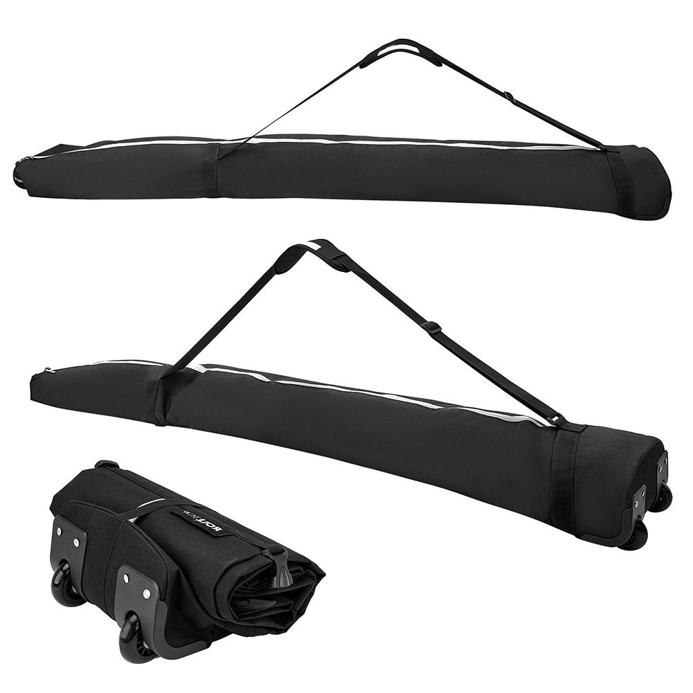 Износостойкая сумка для сноуборда на колесиках Зимняя сумка для хранения лыжного снаряжения 600D Оксфорд Большая вместимость для маски для сноуборда, перчаток