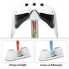 Suitable for Meta Quest 3 Chargers Suitable for Meta Quest 3 Charging Dock RGB Light Storage Bracket