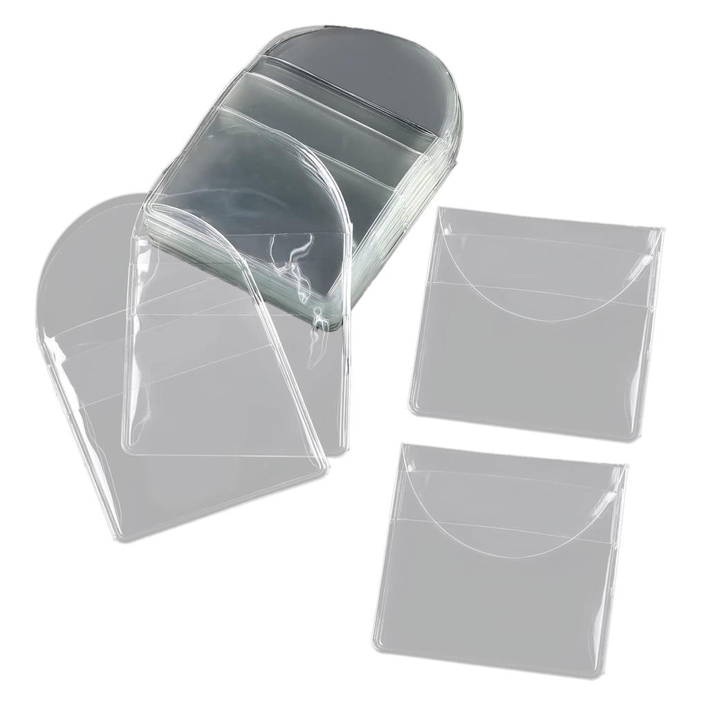 50 шт. Однокарманные сливы для монет, Сливы для хранения монет, Протекторы для монет, Прозрачные держатели для монет для коллекционеров монет, Протектор