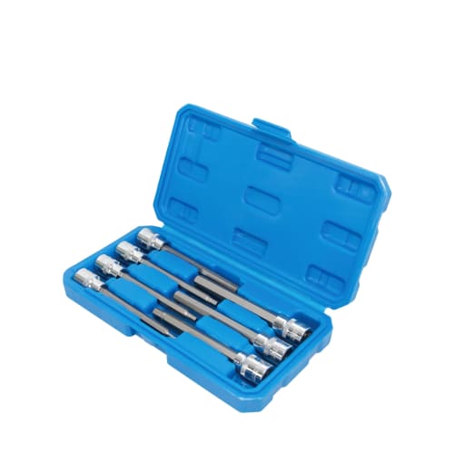 GOODRIG 7-Piece Hex Bit Socket Set with Ratchet Wrench