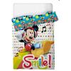 Duvet - DISNEY - MICKEY - 140x200 Cm - Yellow, White and Blue - Synthetic Polyester