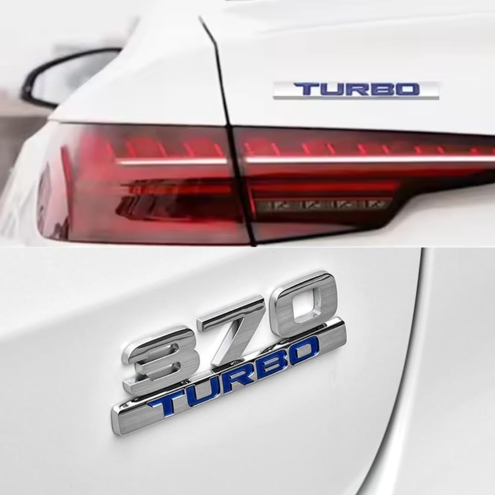 GETON TURBO 3D Эмблема Металлическая Универсальная Наклейка с Логотипом Автомобиля Тюнинг Кастомные Автозапчасти Турбо (ЧЕРНЫЙ)
