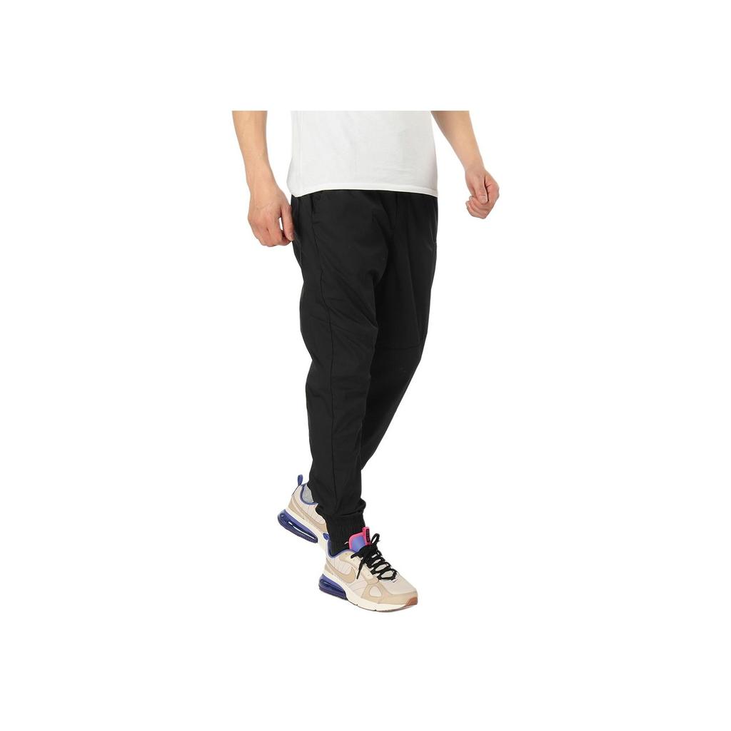 Nike Спортивная одежда Твердые тканые джоггеры Мужские штаны Черные 928001-010
