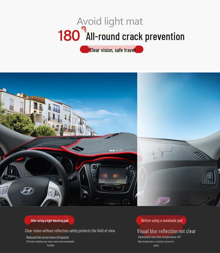 Накладка-шторка на центральную консоль Wuling Hongguang V/S с противоскользящими и светоблокирующими свойствами - Совместима со всеми моделями