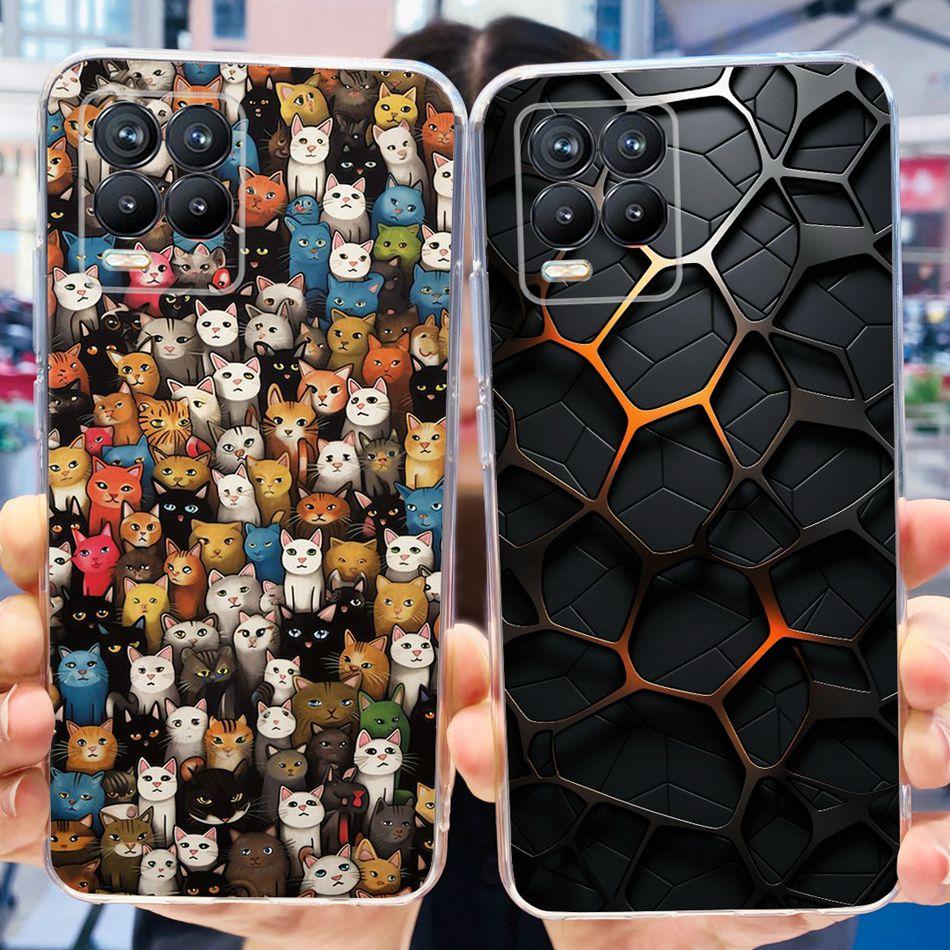 For Realme 8 Case Realme 8 Pro Realme8 5G 4G Fashion Cool Pattern Soft Silicone TPU Phone Back Cover