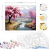 Рамка для рисования по номерам, наборы, фантастический речной пейзаж, картина, краска, окраска на нулевой основе, ручная роспись, уникальный подарок, домашний декор 40x50 см
