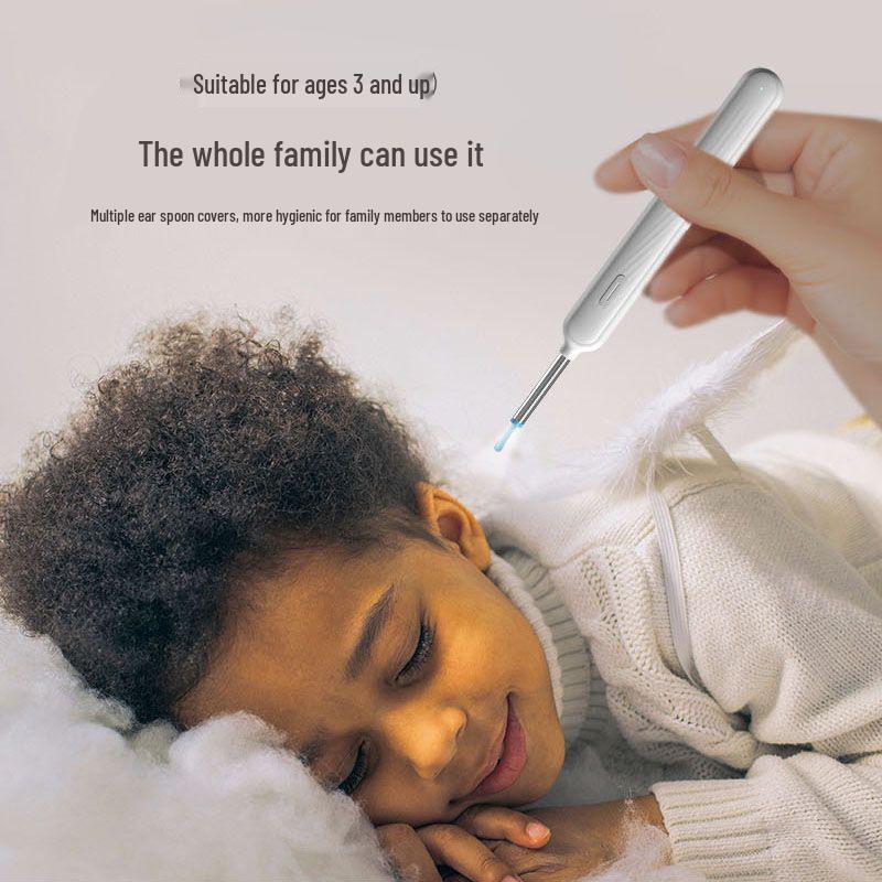 HD Wireless Ear Cleaning Tweezers with Visual Scoop & WiFi Connection