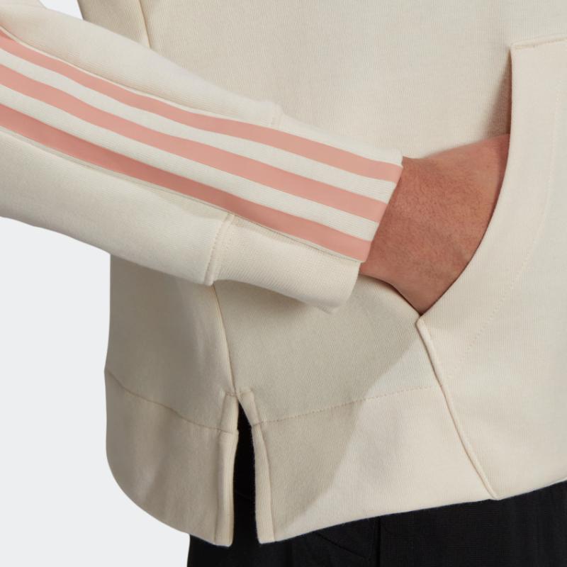 adidas Женская толстовка с капюшоном Essentials 3-Stripes Белый H10238