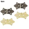 4 шт. мебельные петли антикварные деревянные подарочные шкатулки для ювелирных изделий петля для кукольного домика дверная петля для шкафа мебельная фурнитура для украшения
