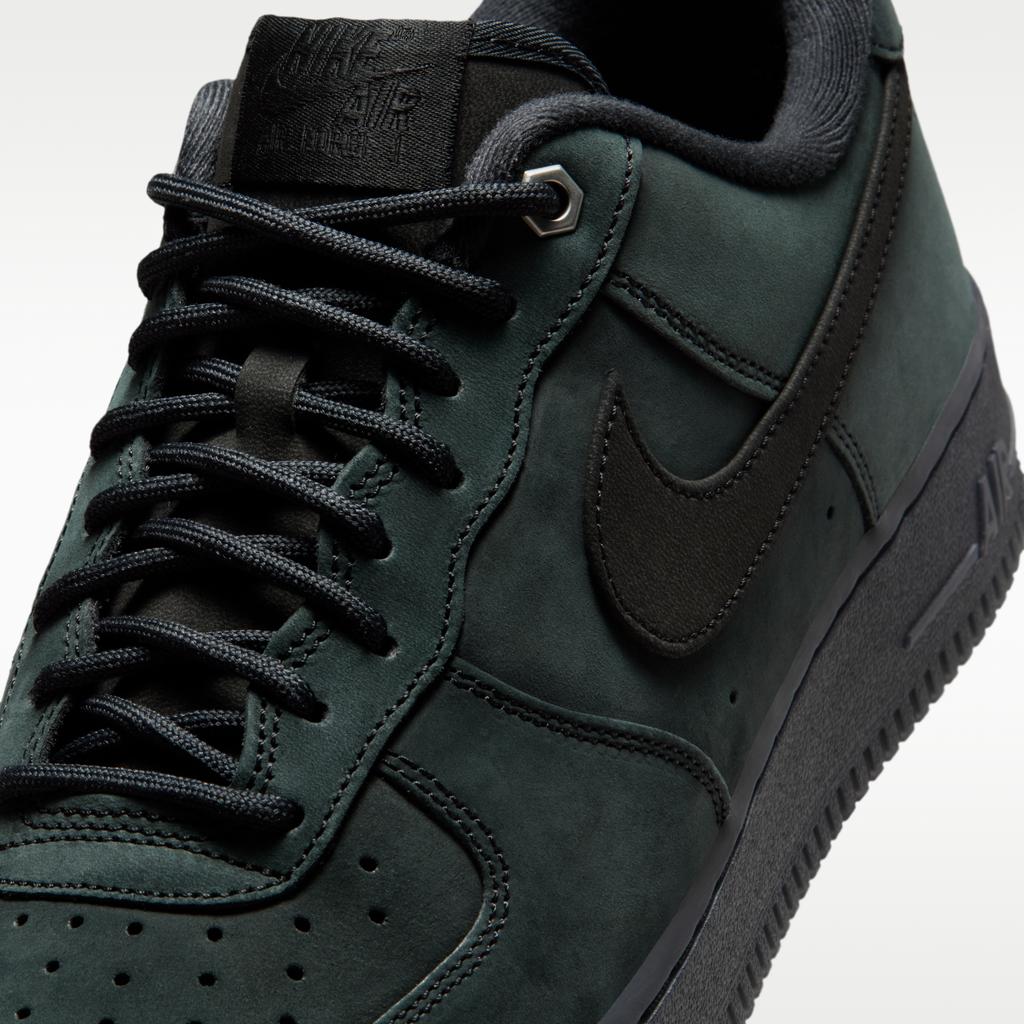 Nike Air Force 1 Low '07 WB Тройной черный Нубук