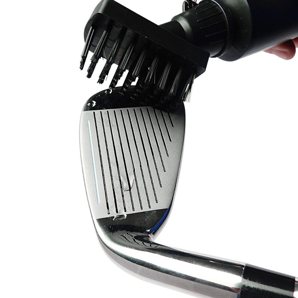 Tool With Snap Clips Golf Groove Cleaner Golf Club Brush Groove Cleaning Brush Hair Club Brush