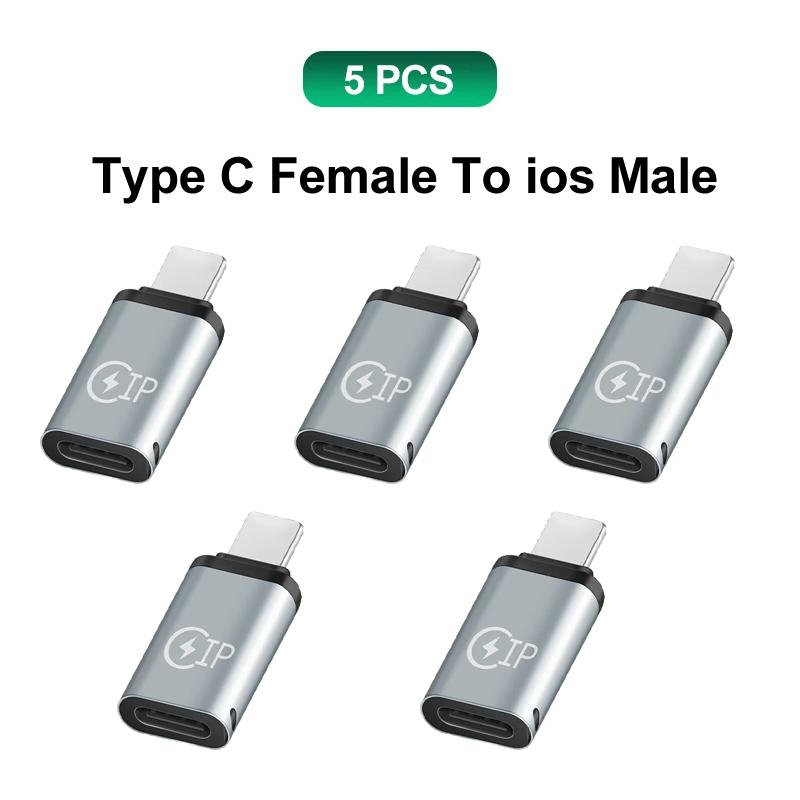 USB C Adapter Type C To Micro To Mini USB Female Converters For iPhone 14 13 Xiaomi Samsung For Lightning Male Charger Adapter