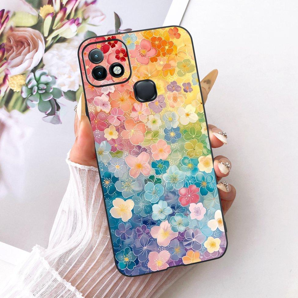 For Infinix Hot 10i Case Luxury Butterfly Fashion Girls Boys Cute Painted Casing For Inifnix Hot 10i X659 X659B X658E Cover