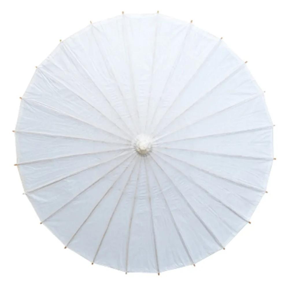 Vintage Handmade Paper Umbrella Traditional Blank Paper Umbrella DIY Painting Paper Umbrella Home