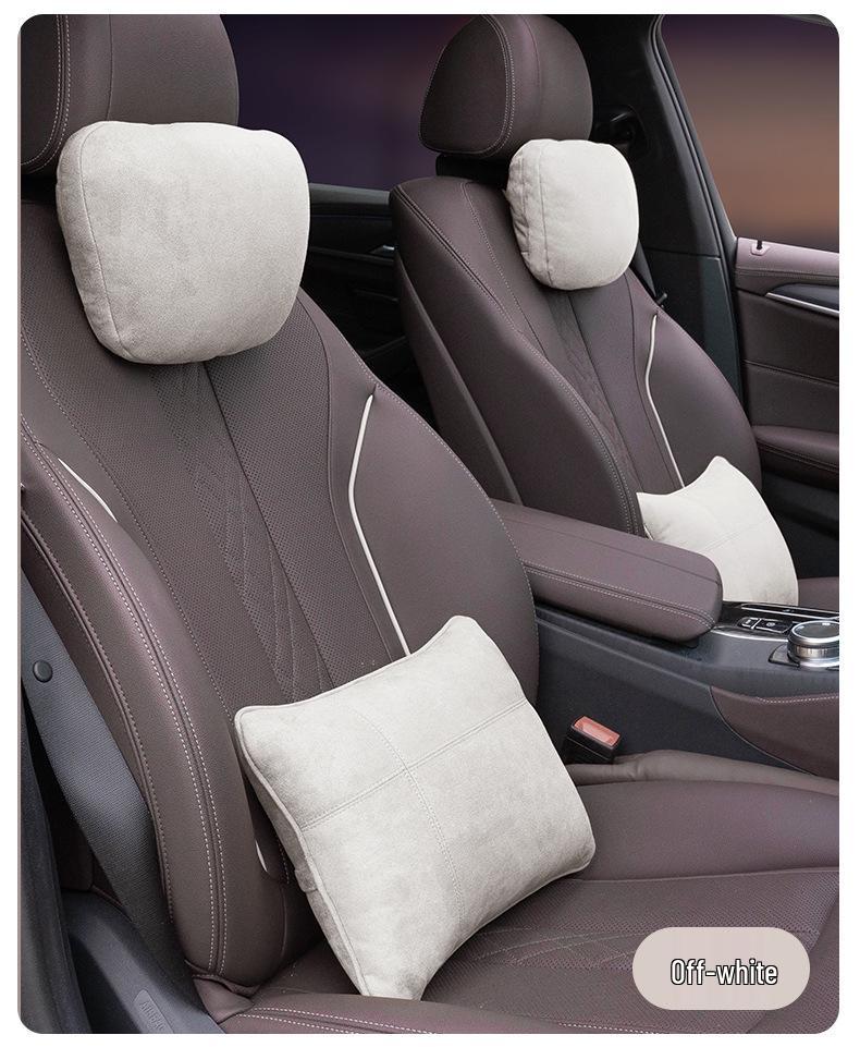 Поясничная подушка из замши для Maybach: Подушка подголовника и поддержка шеи.