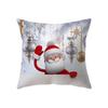С Рождеством милый снеговик с принтом наволочка для дома, гостиной, украшения дивана, полиэстеровая подушка, наволочка