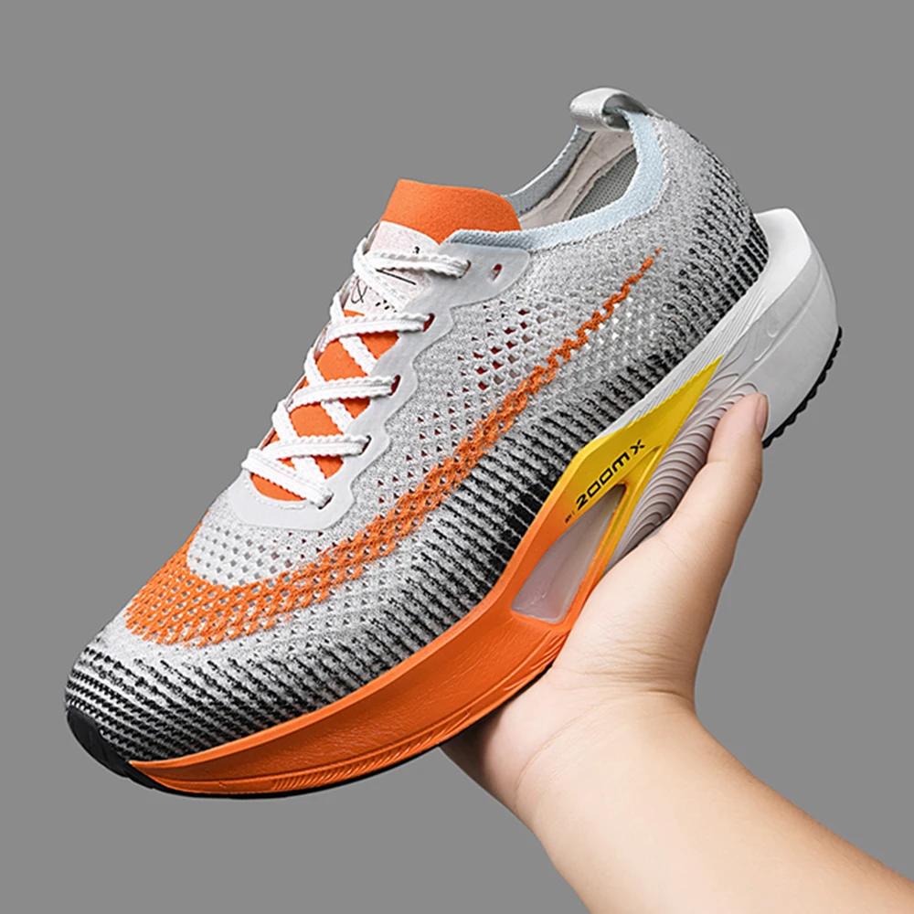 Running Shoes Men Mesh Flat Cushioning2024 New Breathable Lace-Up Outdoor Gym Jogging Shoes 2024 Luxury Design Sneakers Man