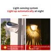 Solar Wall Washing Lamp, Courtyard Garden Wall Railing Decoration Lamp, Outdoor Solar Wall Lamp, Small Road Lamp, Christmas Viewing Lamp