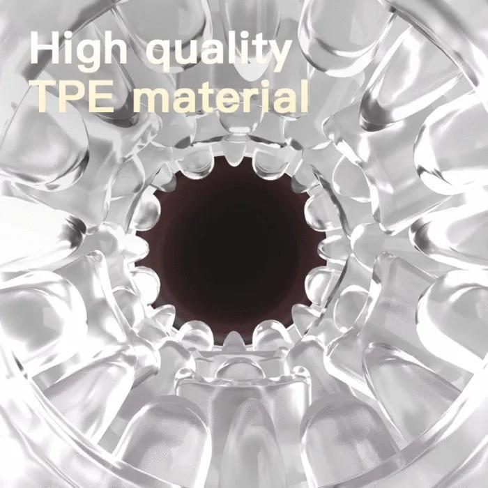 Автоматический носимый мужской мастурбатор - Съемные ремни, ЖК-дисплей, Тренировка Кегеля