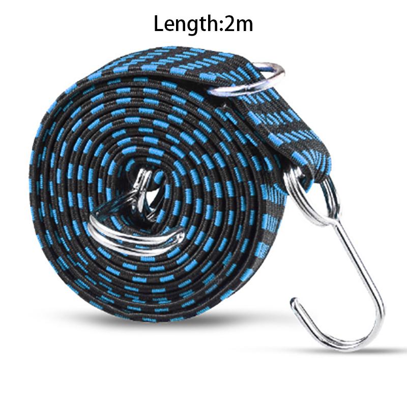 Bicycle Accessories Elastics Rubber Luggage Rope Cord Hooks Bikes Rope Bicycle Luggage Roof Rack Strap Fixed Band Hook