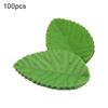 100 шт., сохраняющая свежесть, искусственная листва, реалистичная современная цветочная композиция, искусственный лист
