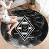Borussia Mönchengladbach Round Area Rug,Carpet Rug for Living Room Bedroom Sofa Playroom Decor,Non-slip Floor Mat