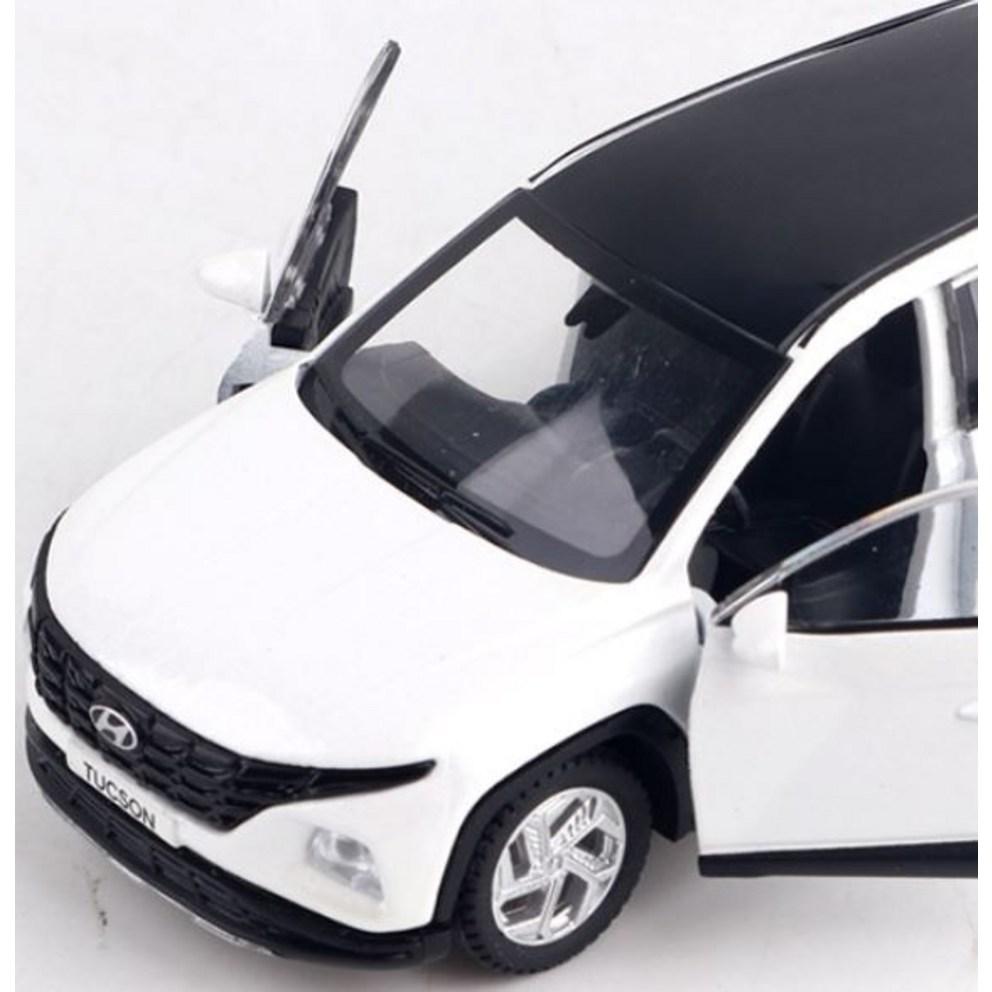 Hyundai Tucson 2020 Металлическая Мини-модель - Кремово-белая Жемчужная Версия