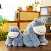 Cartoon Cute Hippo Plush Toys Zoo Souvenirs Children's Dolls Home Decoration Street Stall Gifts