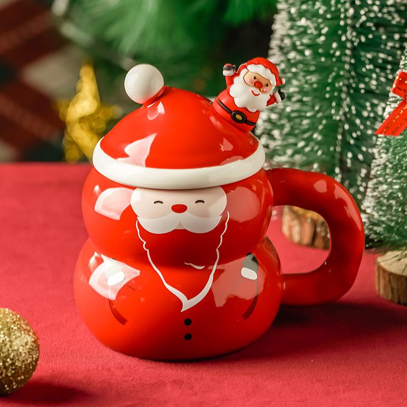 Кружка в подарок на Рождество, Высококлассное ощущение, Рождественская кружка, Керамика, Подарок для подруг и небольшие подарки для сотрудников и клиентов