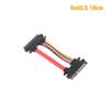 Удлинительный кабель SATA 22 Pin (папа-мама), SATA 3 22Pin, для передачи данных и питания HDD/SSD, удобен для расширения настольных ПК и серверов
