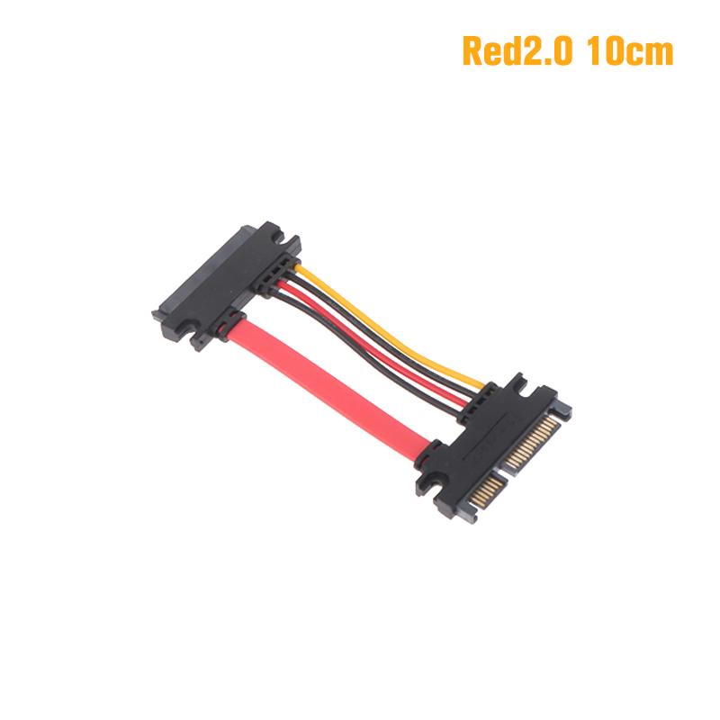 Удлинительный кабель SATA 22 Pin (папа-мама), SATA 3 22Pin, для передачи данных и питания HDD/SSD, удобен для расширения настольных ПК и серверов