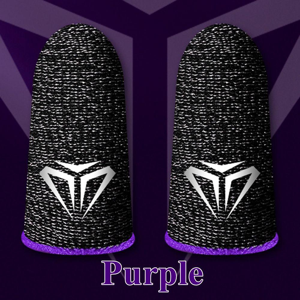 1 Pair Mobile Breathable Sweatproof Finger Cots Anti-slip Game Fingertip Gloves Touch Screen