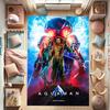 Aquaman fantasy movie rug, suitable for bedrooms, living rooms, and sofa décor; large children's play rug.