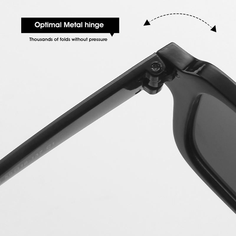 Солнцезащитные очки Box Meter с шипами, женские солнцезащитные очки в стиле ретро для мужчин, минималистичные фотосолнцезащитные очки, модный аксессуар, неполяризованный